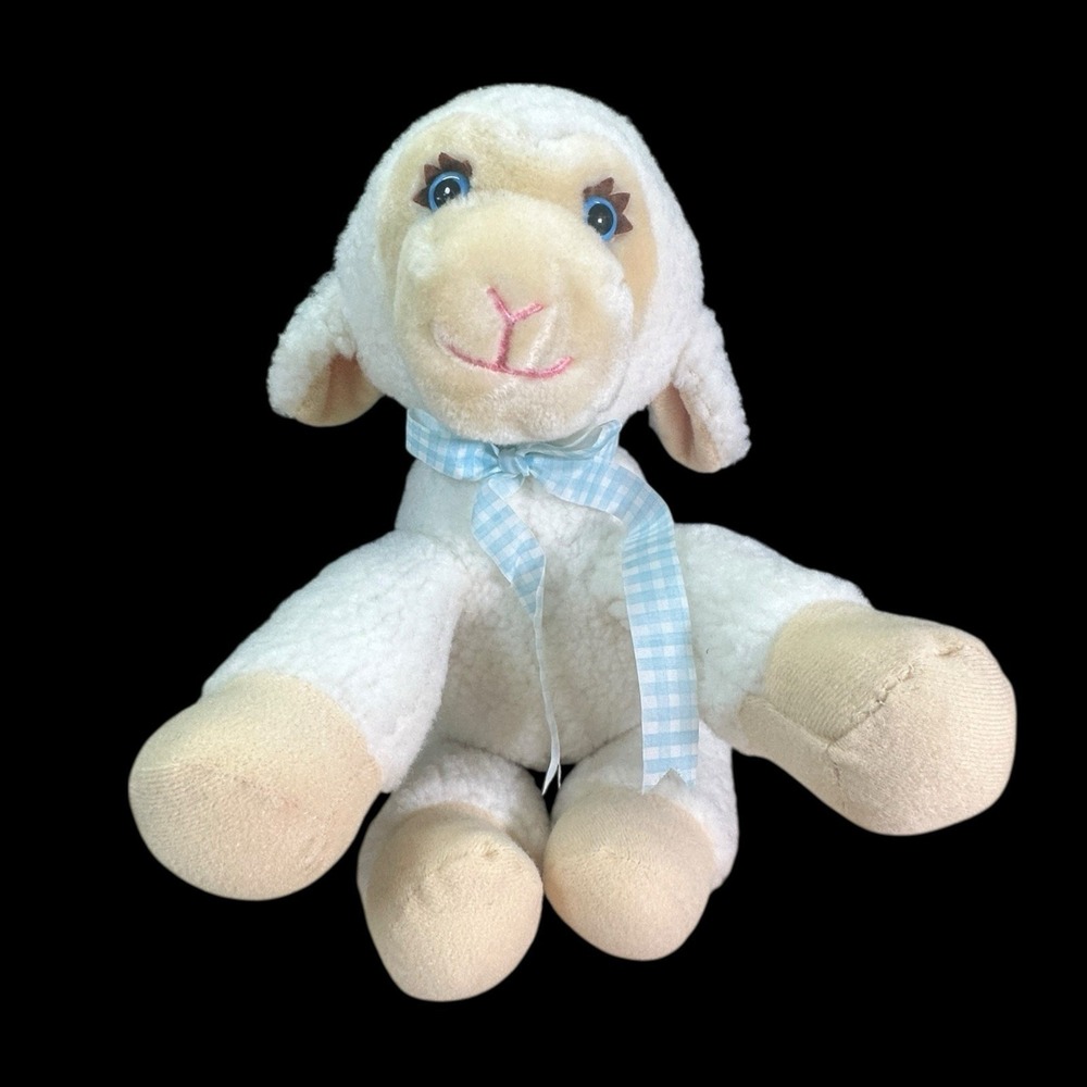 Del Monte Fluffy Lamb Country Yumkin Vintage 1984 Stuffed Plush‎